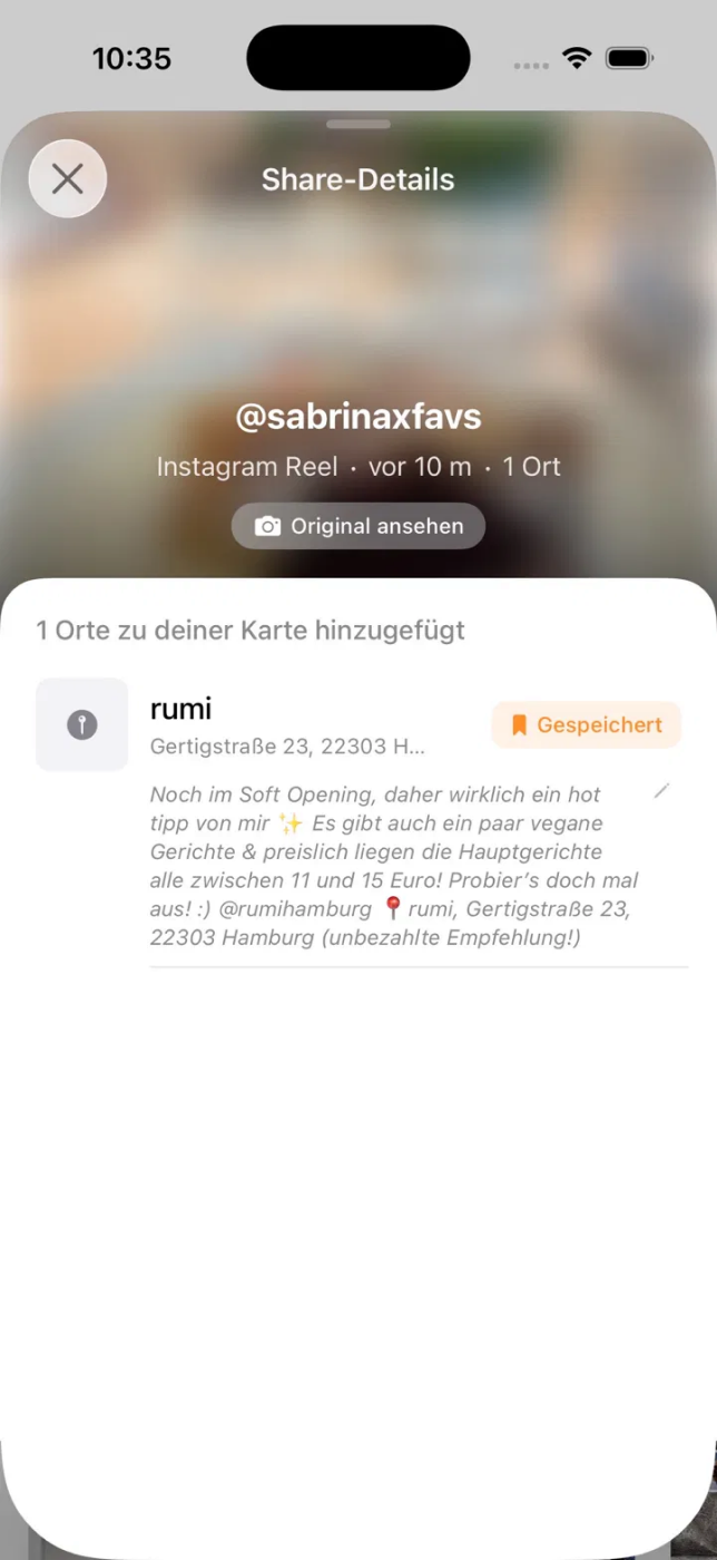 Eacy Share-Details mit Quellenangabe